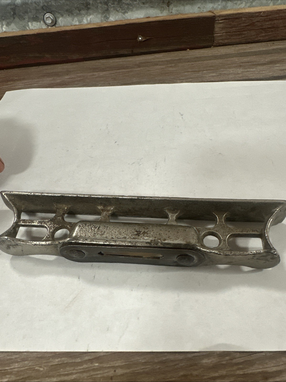 Nice Early Iron Small Spirit Level Torpedo Cast Iron Builders Mason Nice Early Iron Small Spirit Level Torpedo Cast Iron Builders Mason