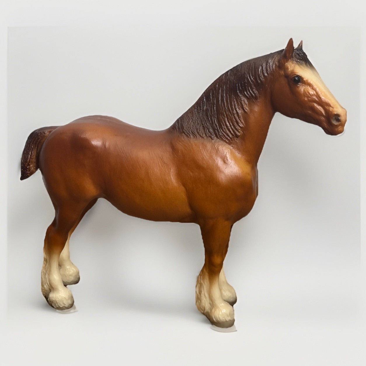 Vintage Breyer Clydesdale Horse Chestnut Mare #83 Realistic Western 1969 Cowboy