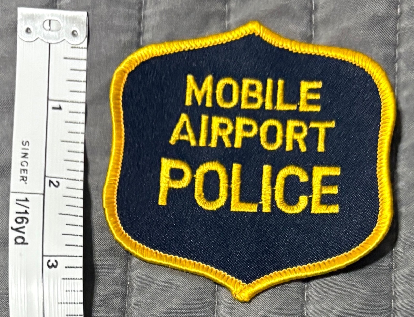 Vintage Osolete Mobile Alabama AL Airport Police Patch