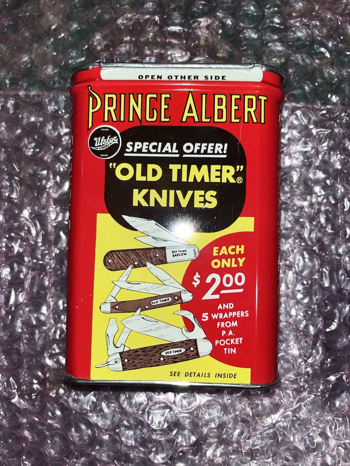 PRINCE ALBERT POCKET TIN - 
