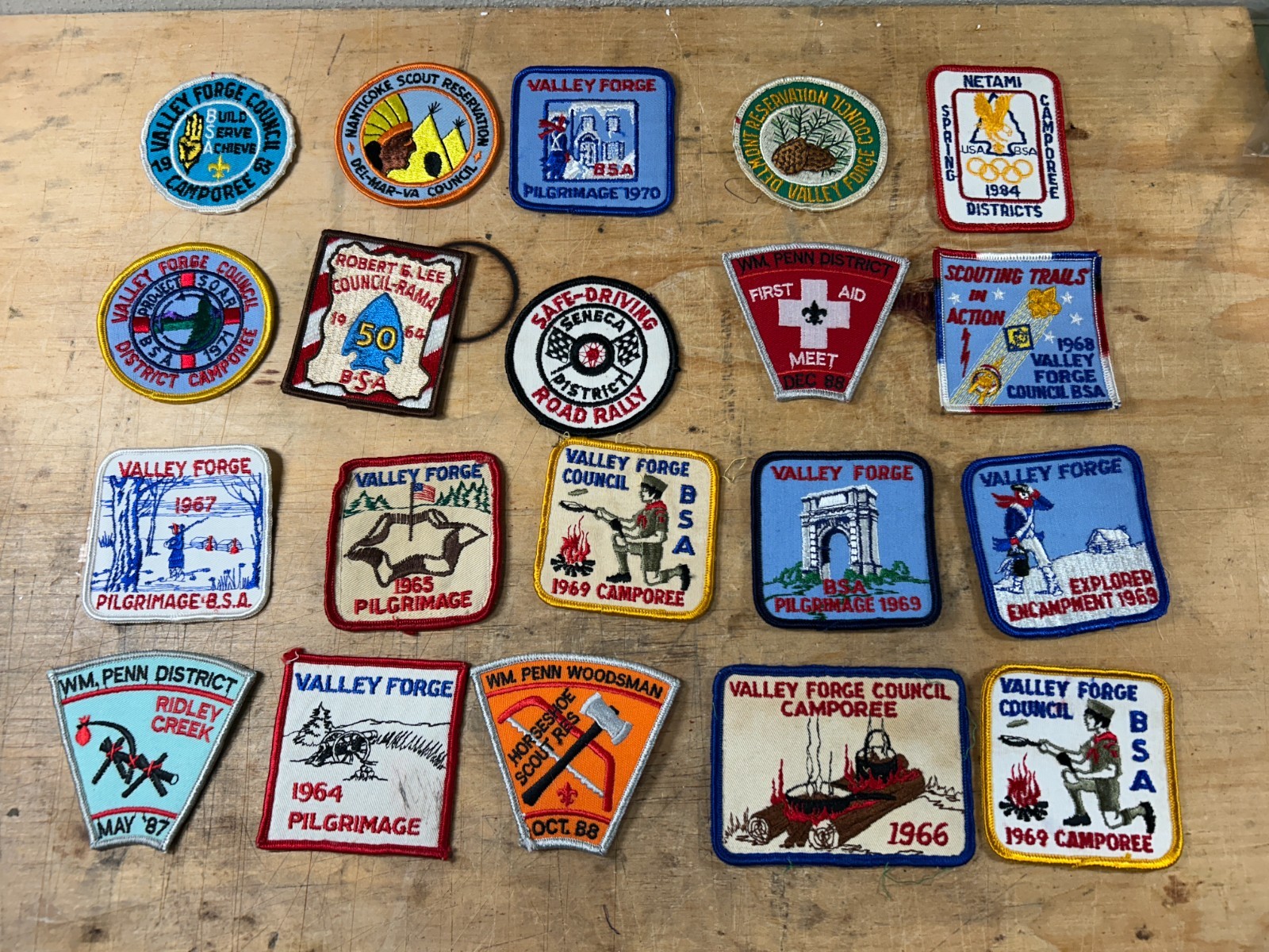Vintage Boy Scout Of America BSA 20 Piece Patch Lot 1960's-1990's Lot #5 Vintage Boy Scout Of America BSA 20 Piece Patch Lot 1960's-1990's Lot #5