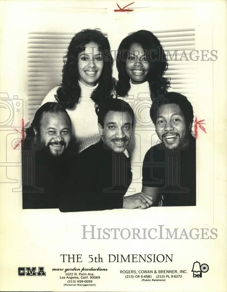 1971 Press Photo Members of The 5th Dimension, musical group - lrx76275