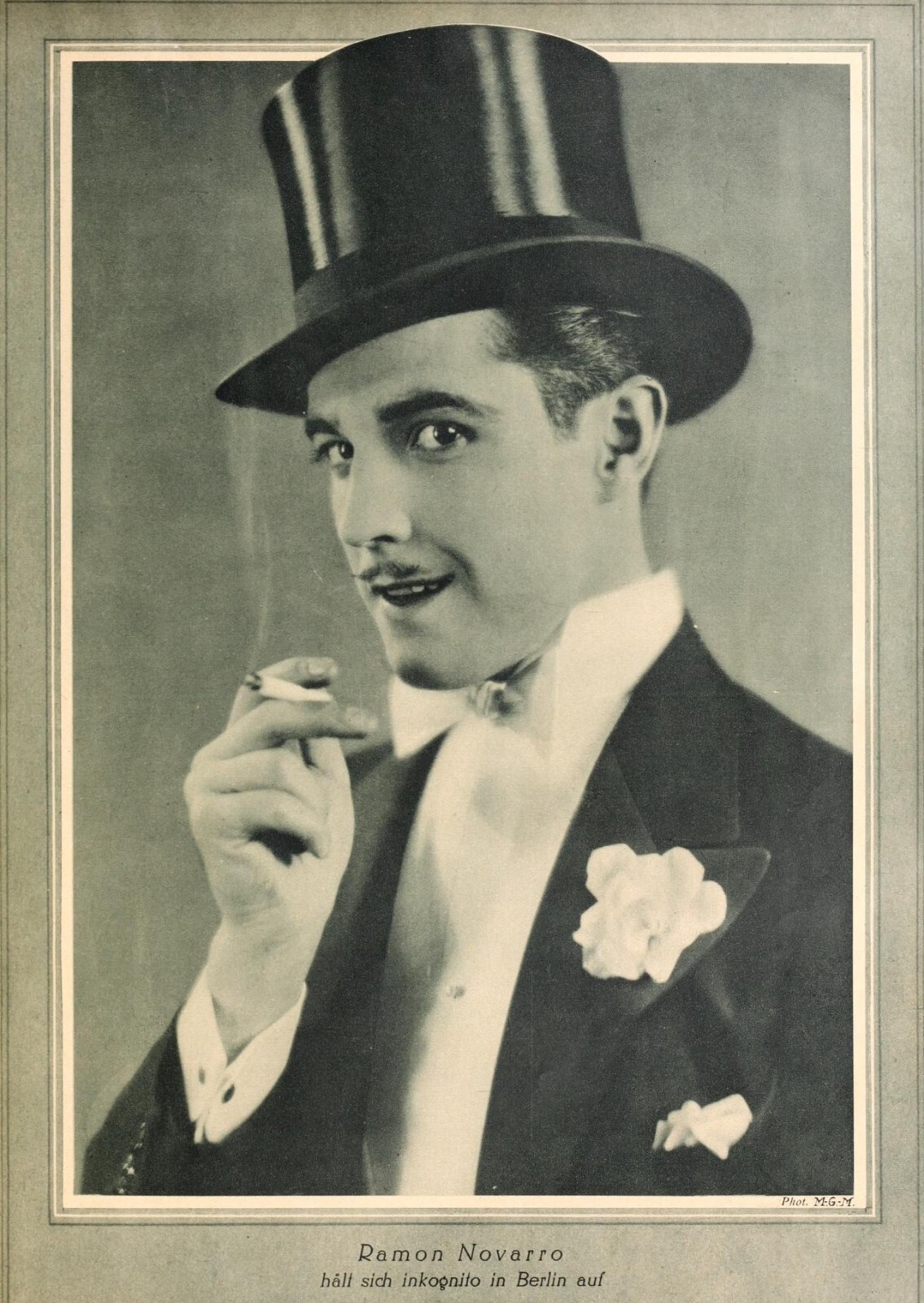Ramon Novarro - Early Hollywood Actor - 1929 - 4 x 6 inch Photo Print