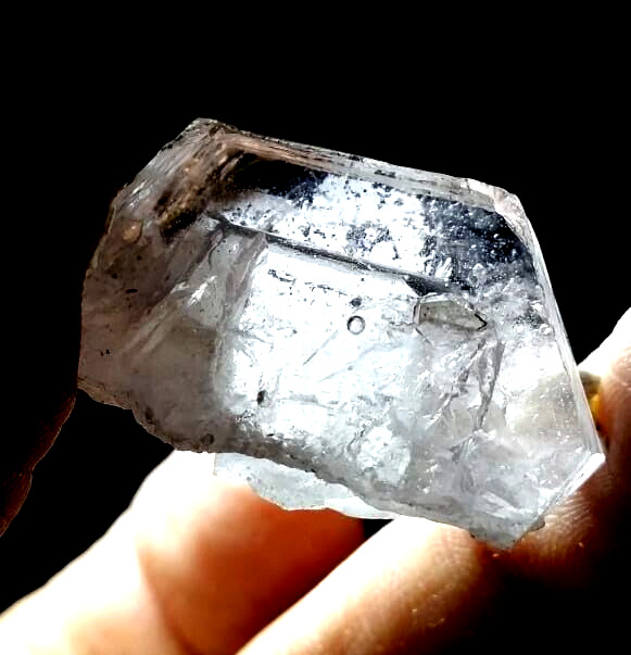Exceptional Morganite Crystal with Phantom and Internal Bubble - Shigar Valley