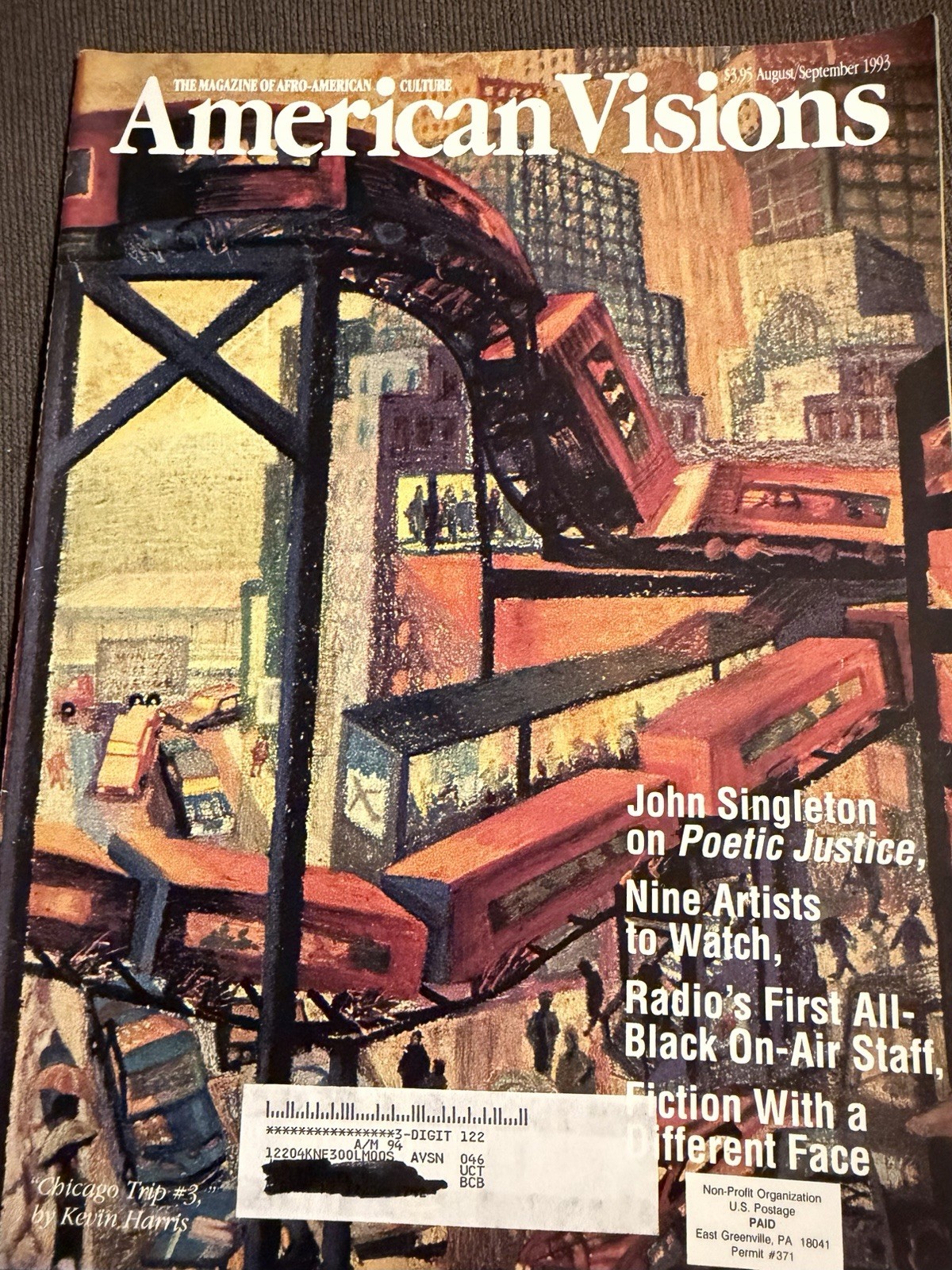1993 American Visions Magazine John Singleton Poetic Justice Black Radio Artists