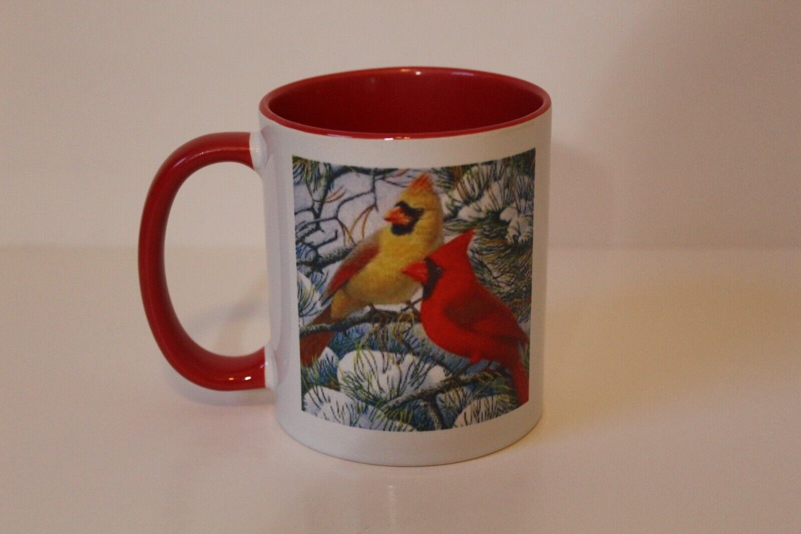 Orca Coatings Male / Female Cardinal 10 oz Ceramic Coffee Mug