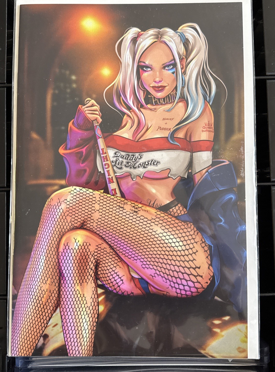 Pin-Up Queens #1  Queen Buffoons “Harley Quinn “Cosplay Cover LTD 20