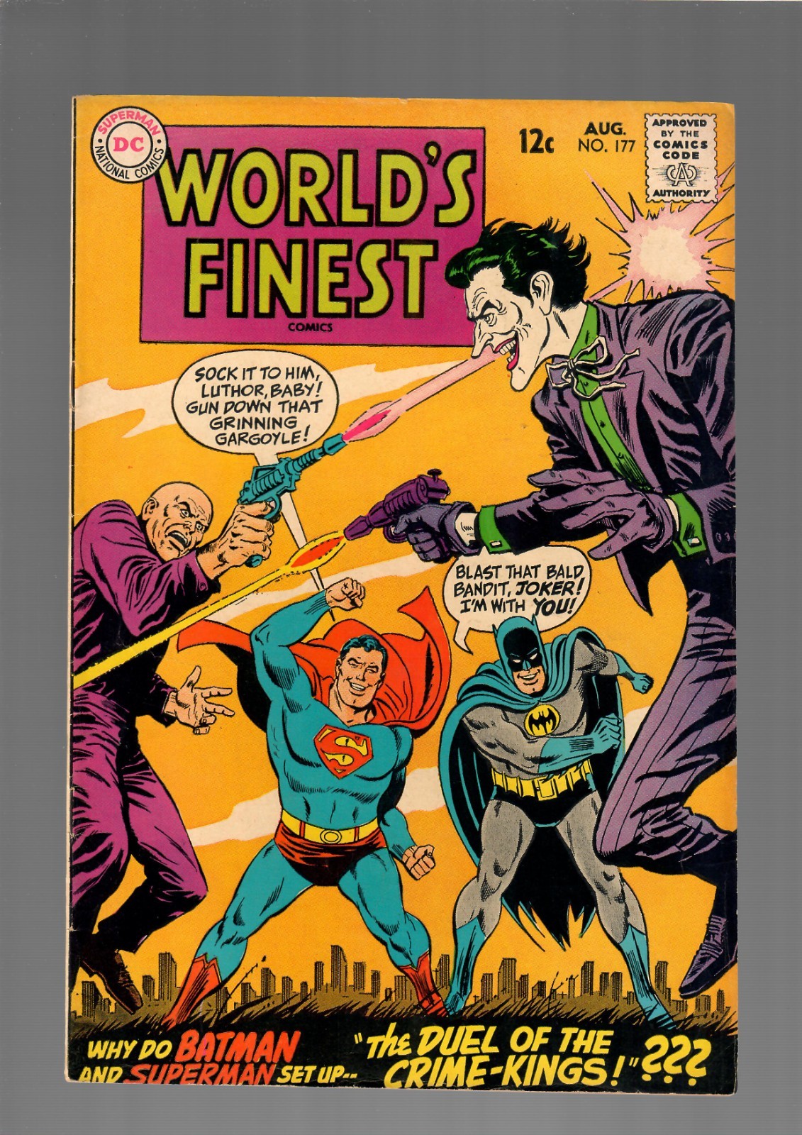World's Finest Comics #177 FN+ 6.5 (DC Comics August 1968)