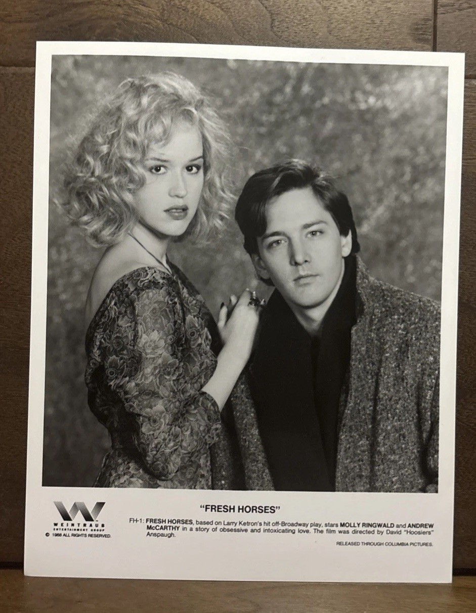 1988 Press Photo Molly Ringwald and Andrew McCarthy star in 1988 Press Photo Molly Ringwald and Andrew McCarthy star in