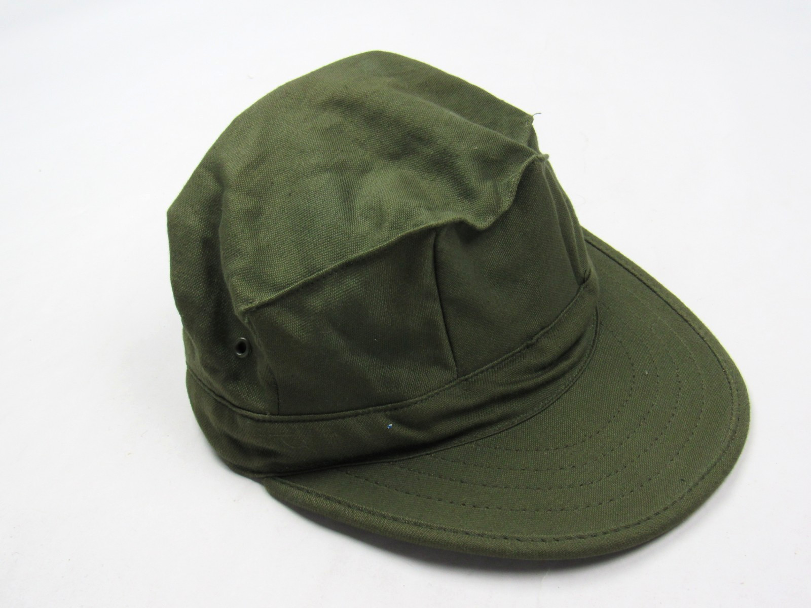Vtg NOS USN USMC OG-107 Utility Cap Hat Cover Cotton Sateen Sz Small US Navy