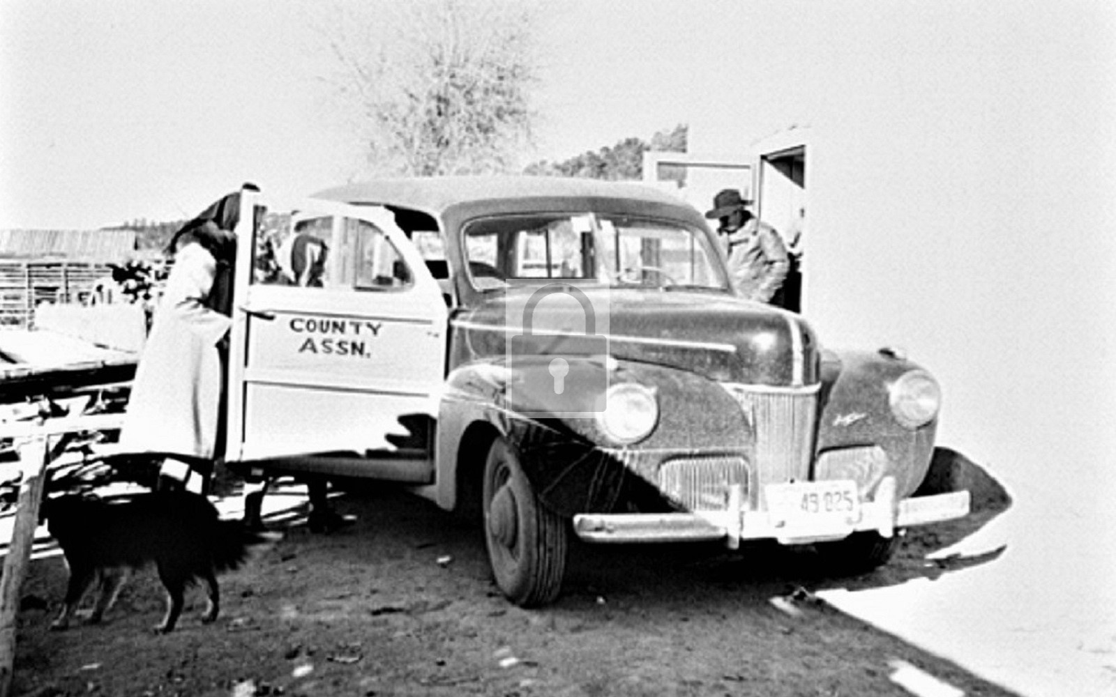 County Assn Car Penasco New Mexico NM - Reprint