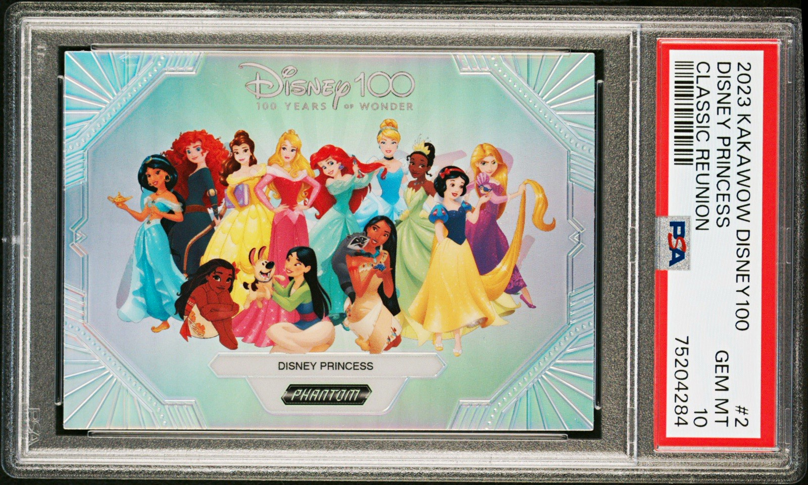 Kakawow 2023 Disney 100 Disney Princess Classic Reunion #2 PSA 10