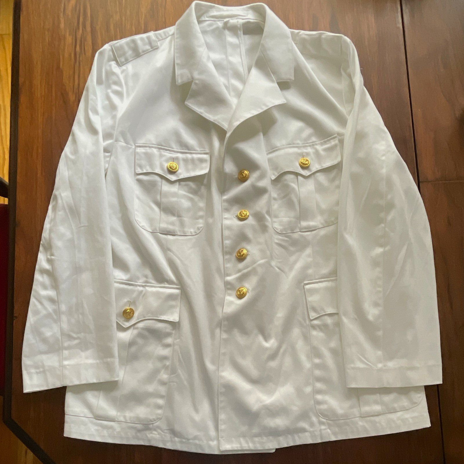 Vintage East German Volksmarine dress uniform jacket. Size L/XL