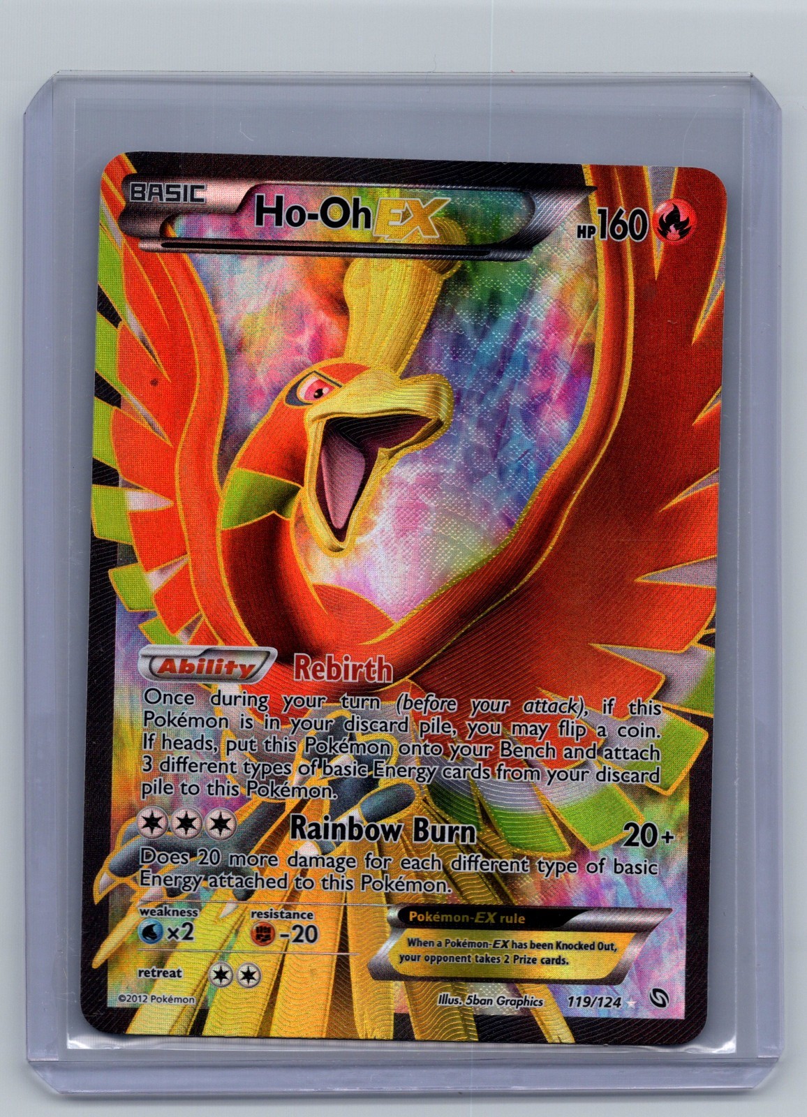 (NM) Ho-Oh EX 119/124 - Pokemon Dragons Exalted