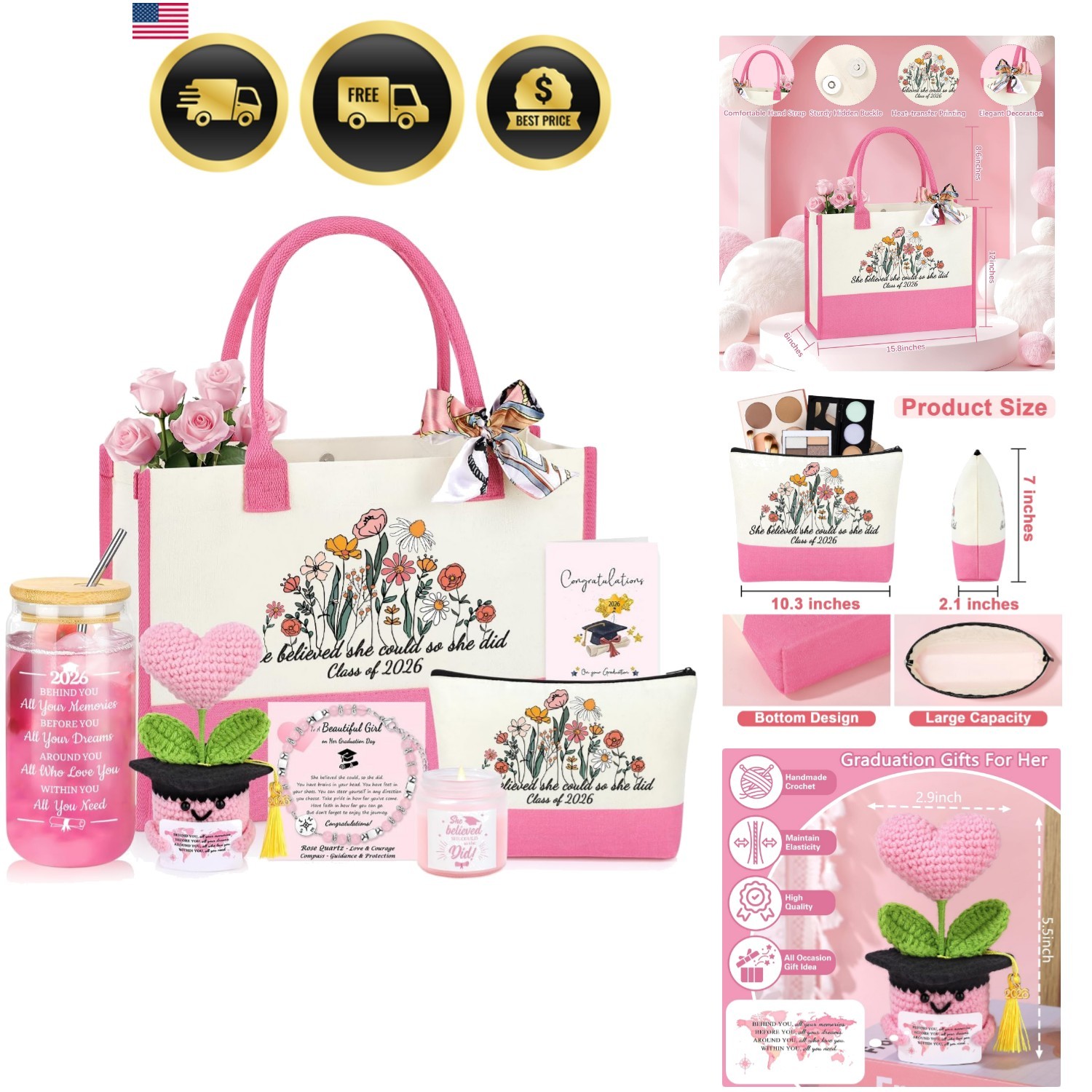 2026 Graduation Gifts for Women Her, High School College Class of 2026 Gradua...