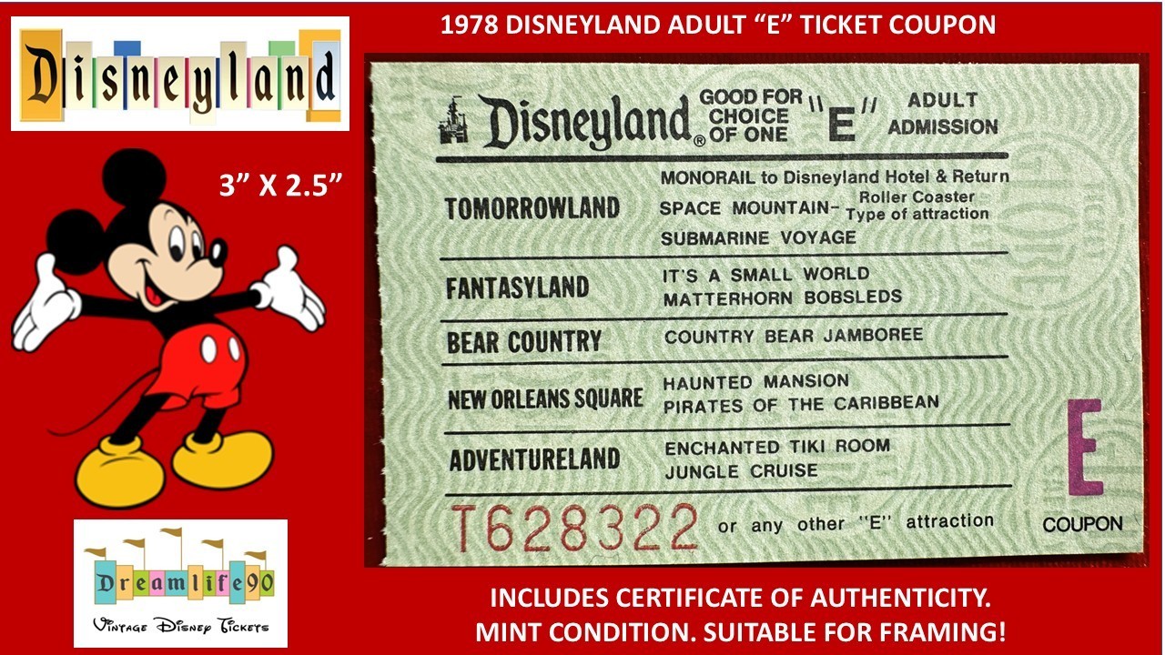 1978 DISNEYLAND Adult \