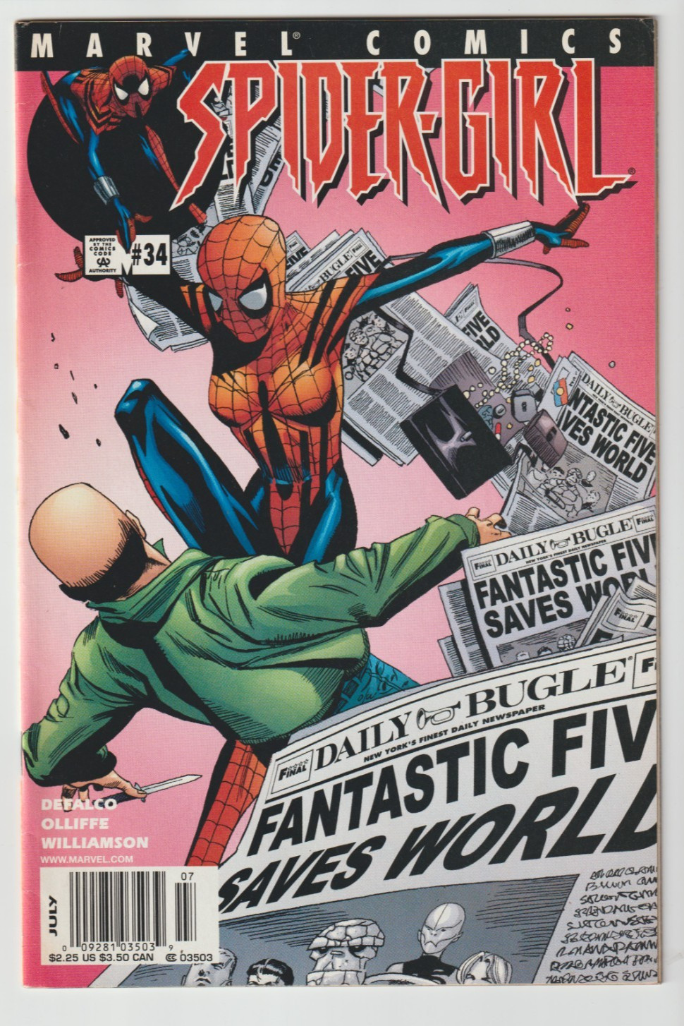 Spider-Girl #34 (July 2001, Marvel Comics)