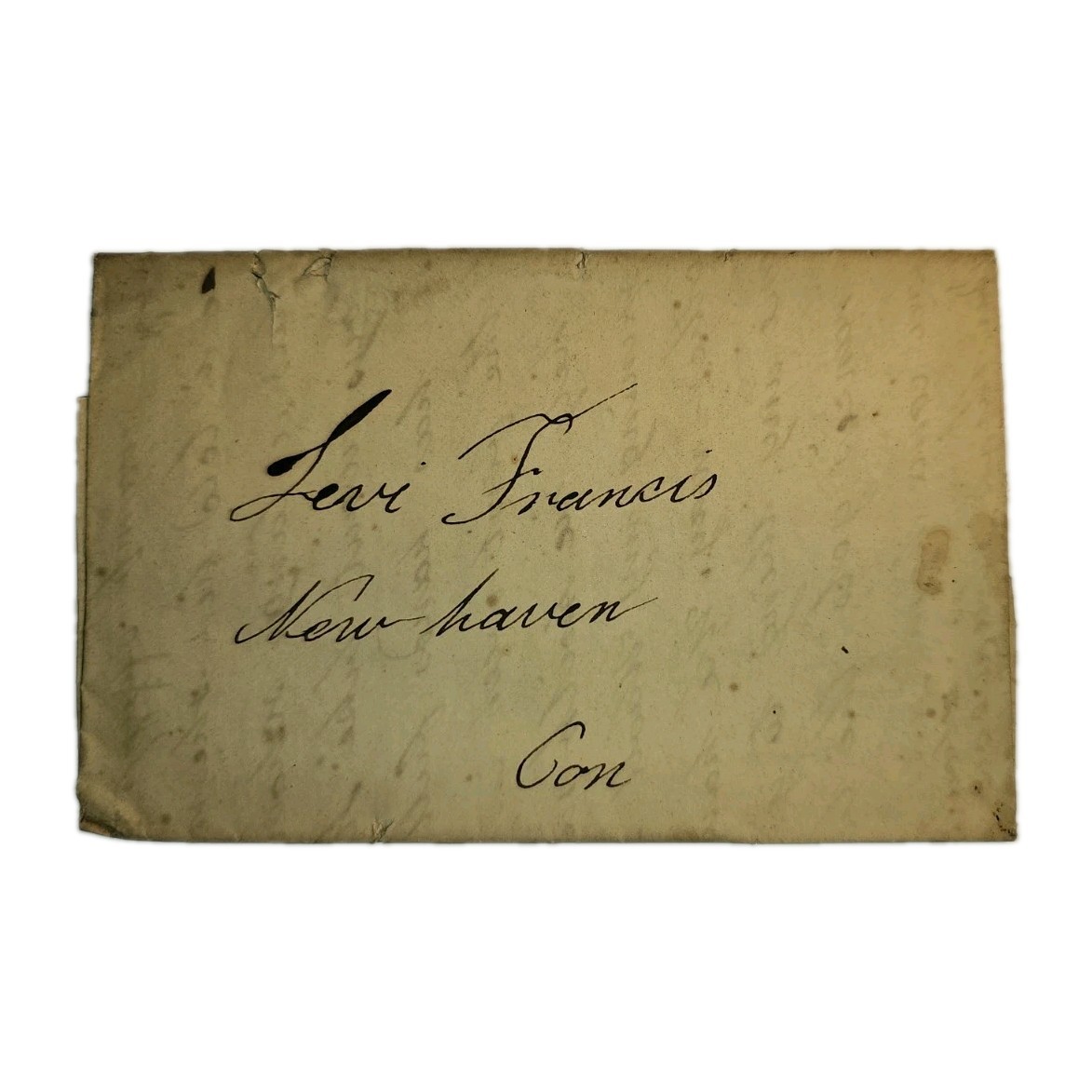 1827 Wethersfield CT Letter Hannah Francis to Son Levi New Haven Family School