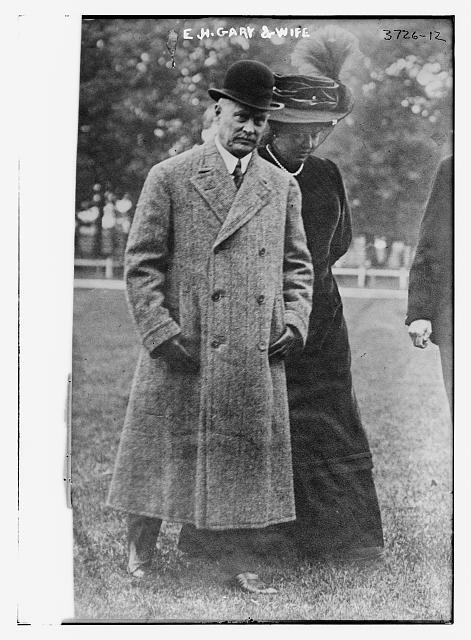 Elbert Henry Gary 1846 1927 A Lawyer County Judge Corporate Office Old Photo