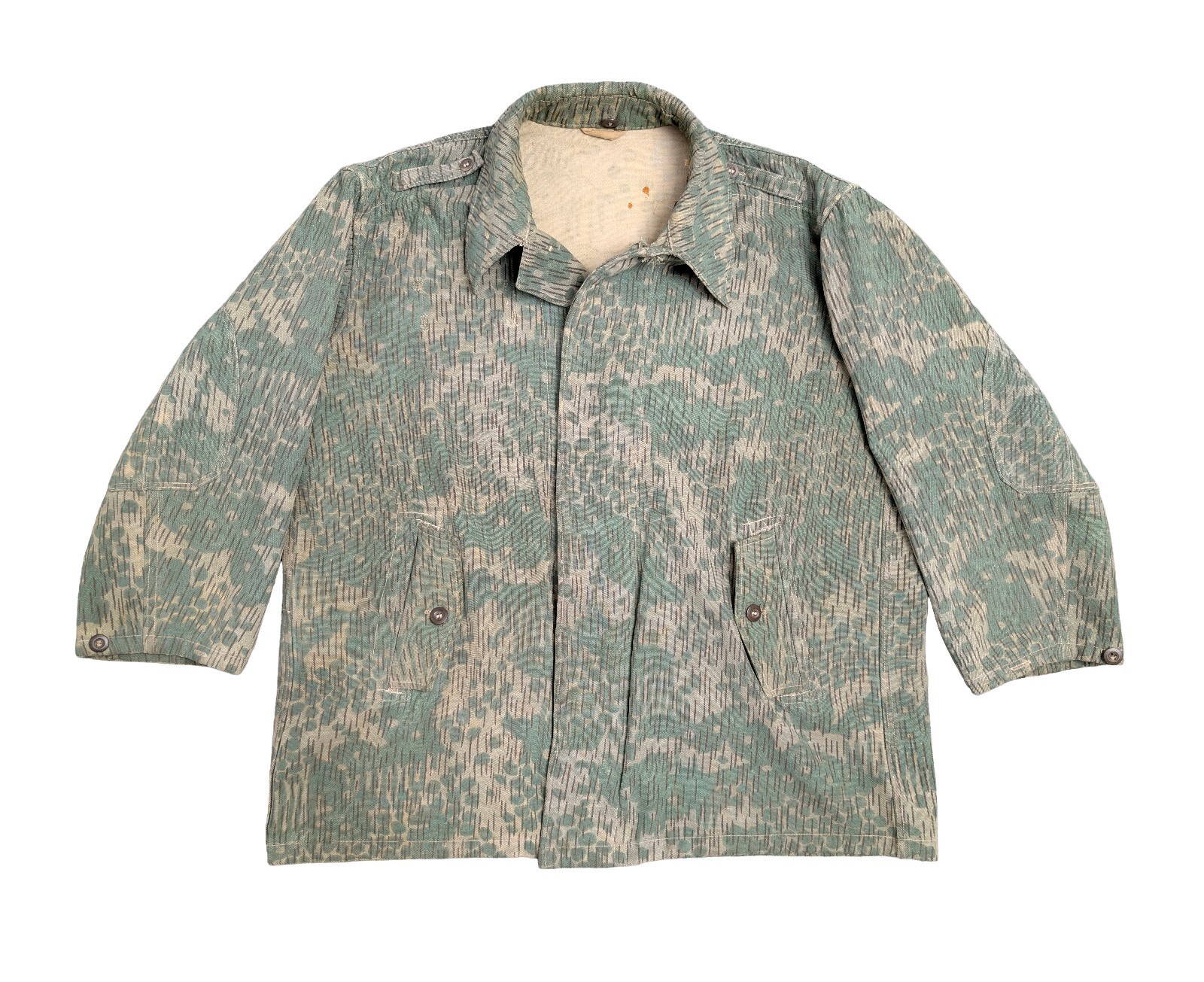 Vintage Czech vz.60 Needles Rain Camo Weathered Field Jacket