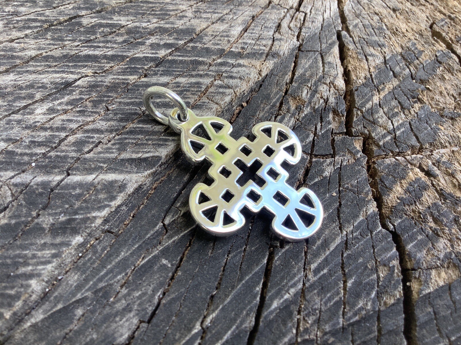 Unusual Cross Silver Pendant .925 Unusual Cross Silver Pendant .925