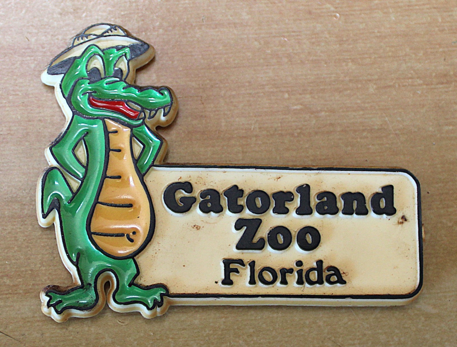 1990's Vintage Gatorland Zoo - Florida - Refrigerator Magnet