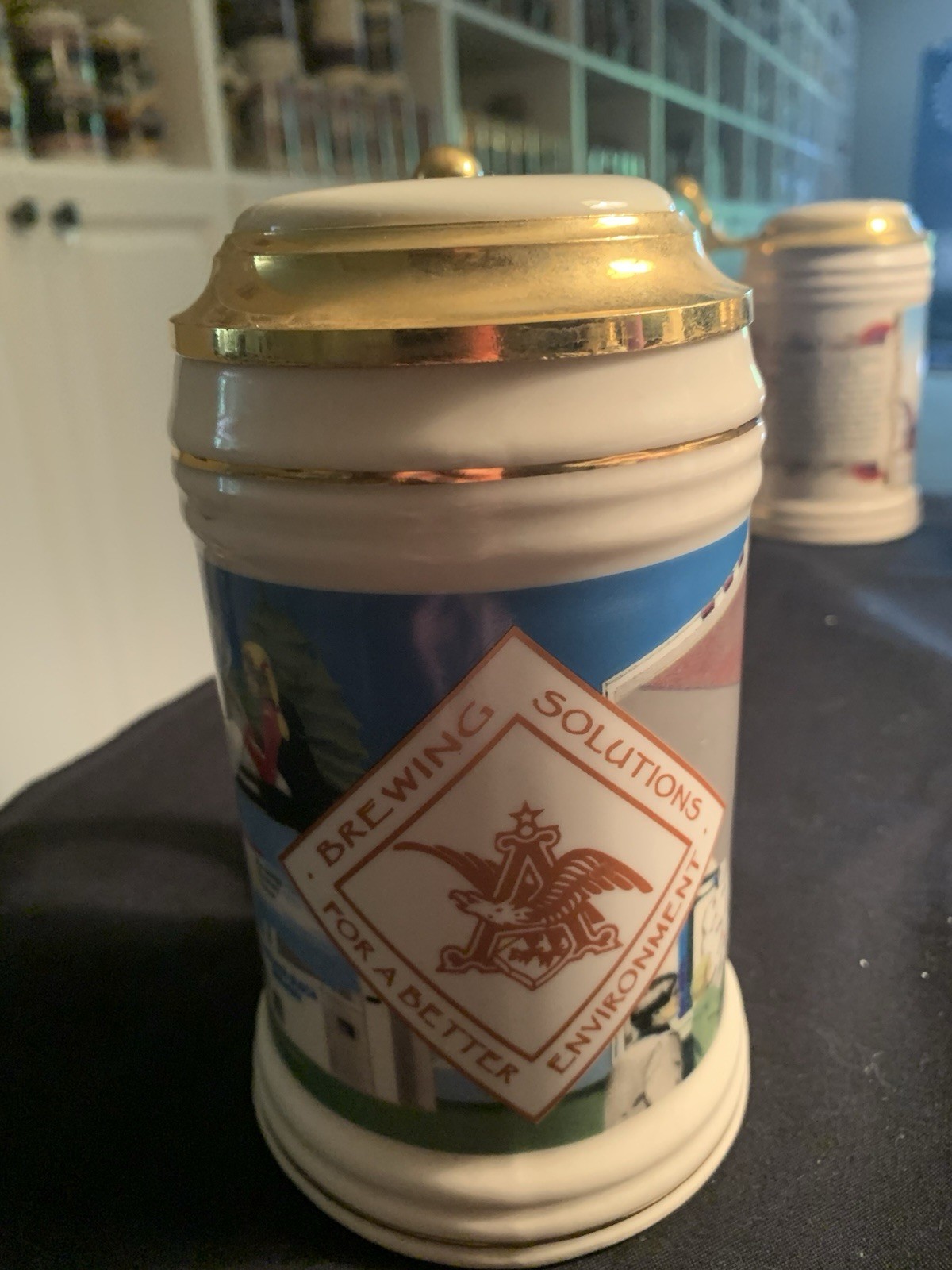Anheuser-Busch Lidded Stein Brewing Solutions for a Better Environment