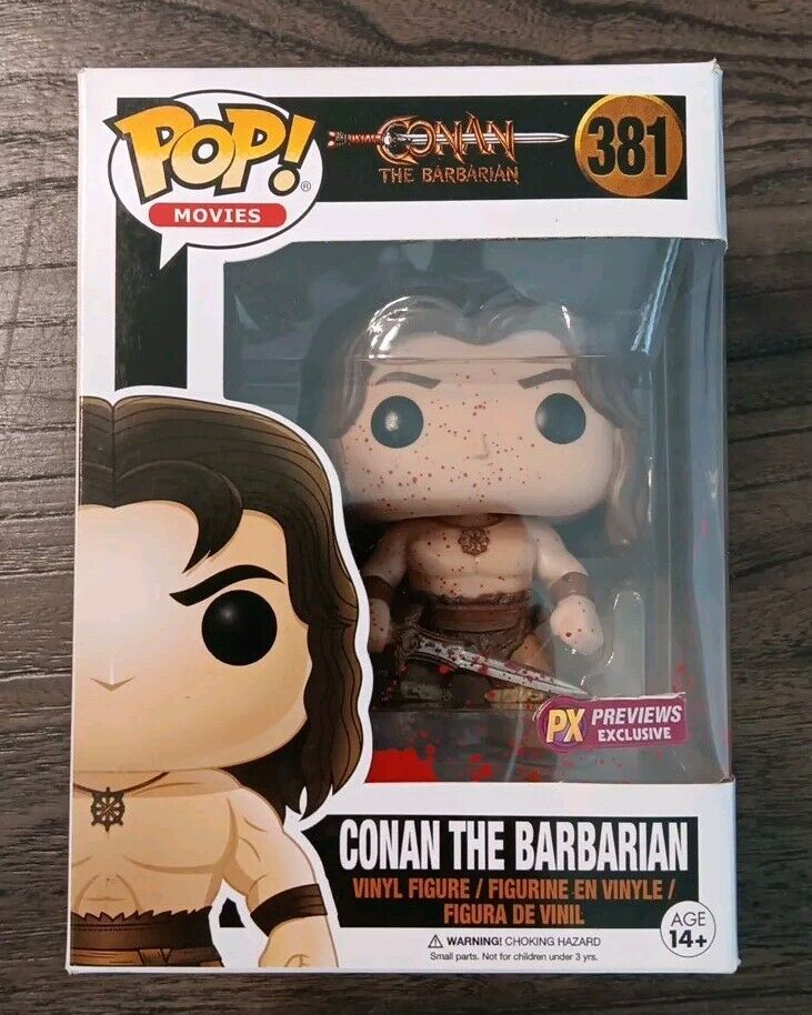 NEW Funko Pop Movies Conan the Barbarian Bloody #381 PX Exclusive Vinyl Figure
