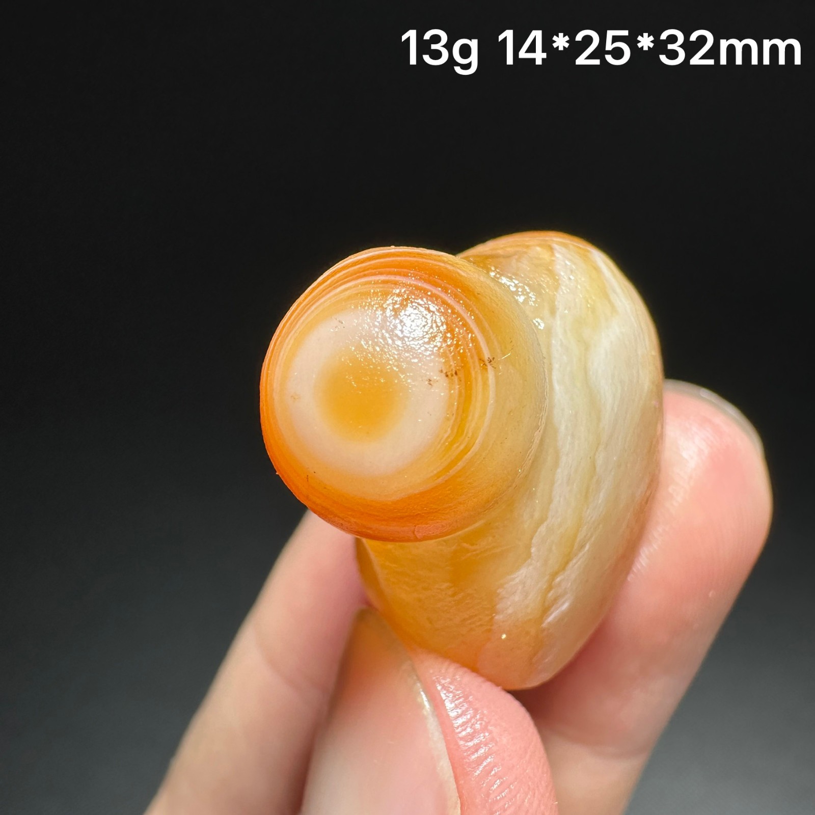 TOP 13G Natural Gobi Agate Eyes Agate Crystal Stone Madagascar