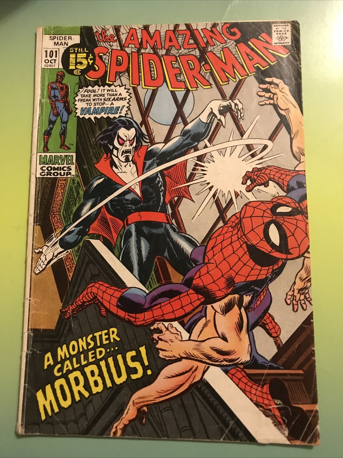The Amazing Spider-Man 101 1st appearance of Morbius Sony Movie Soon Key