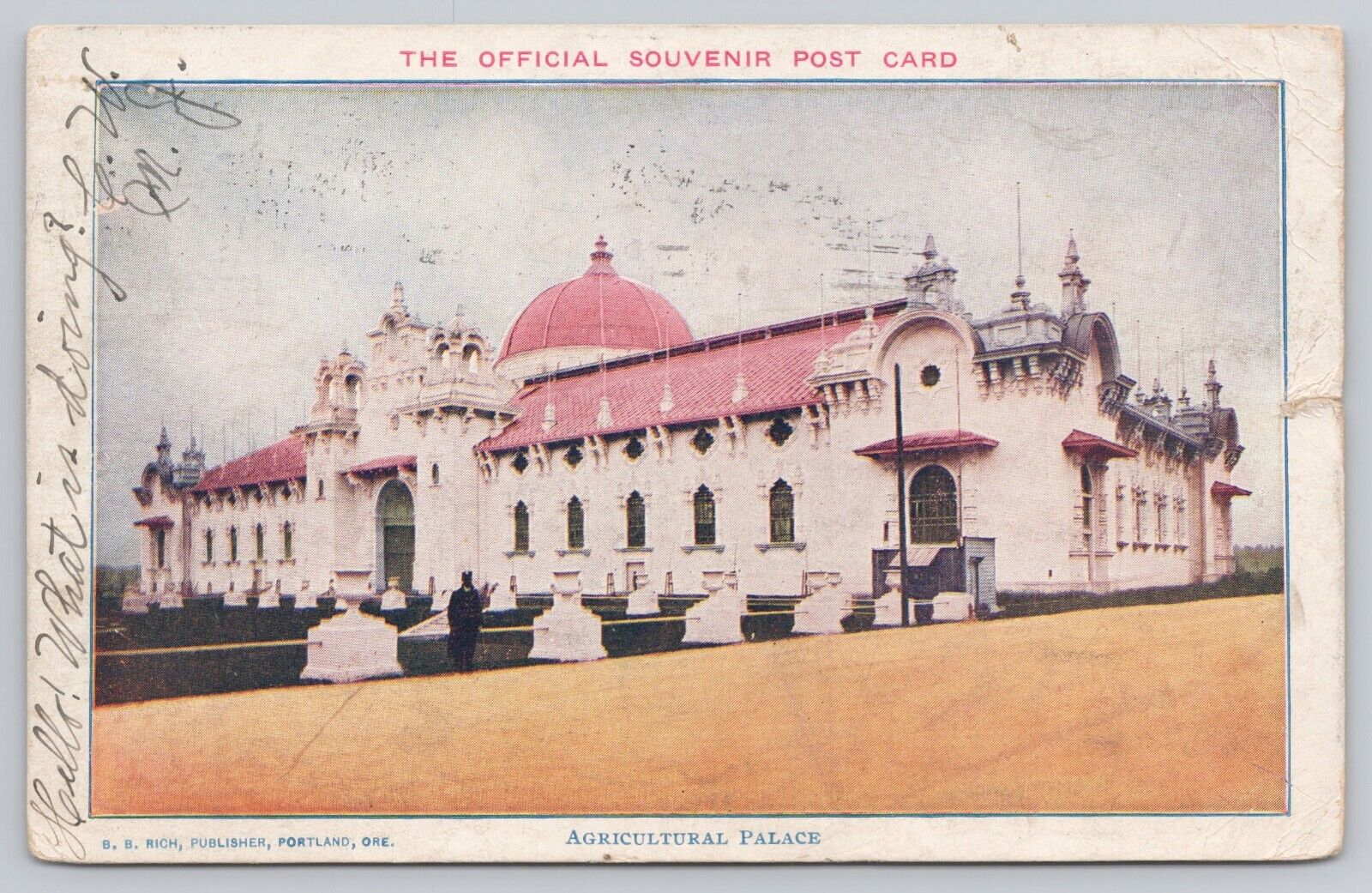Vtg Post Card- Agricultural Palace-B68