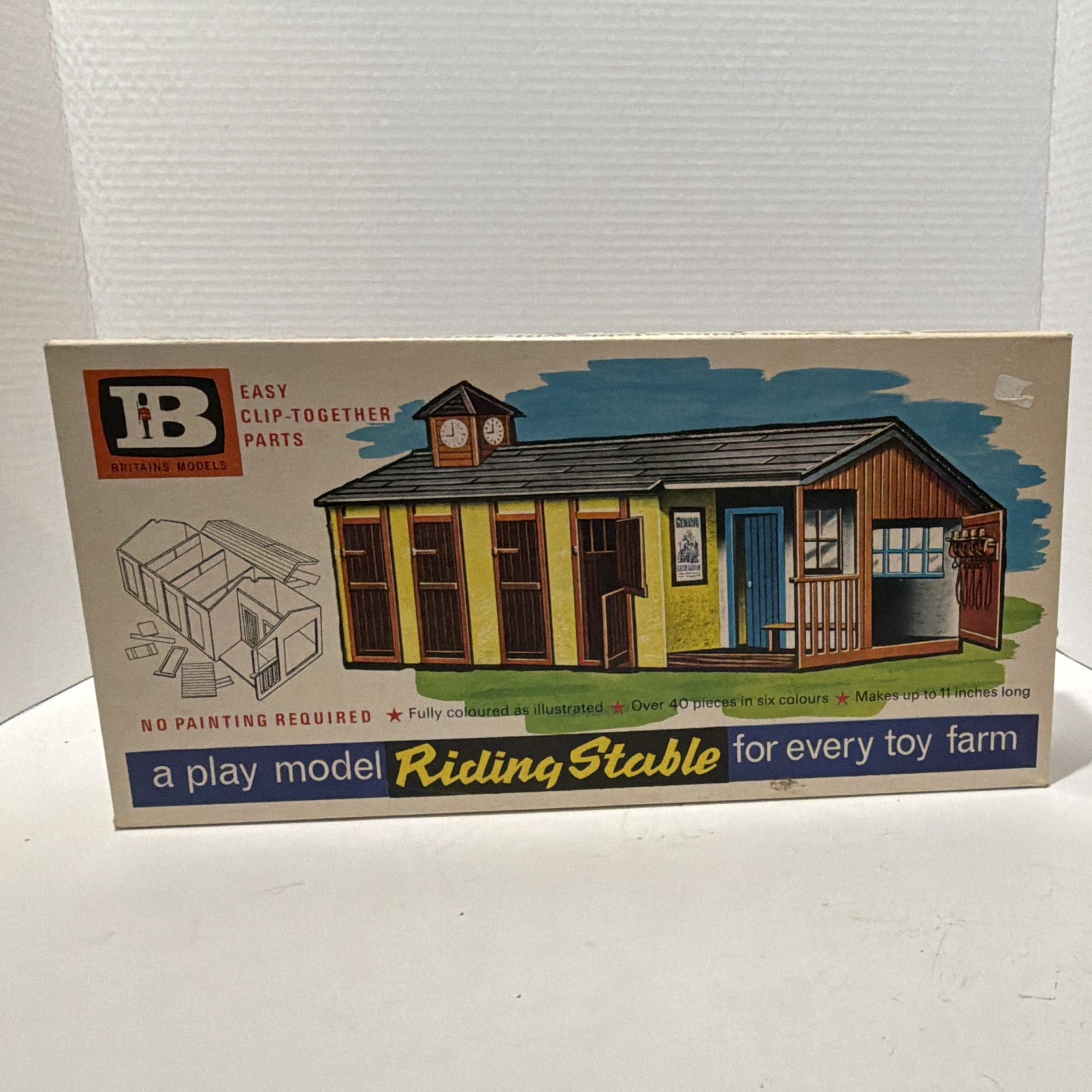 Riding Stable Model. Britains Models New In Box Toy Vintage