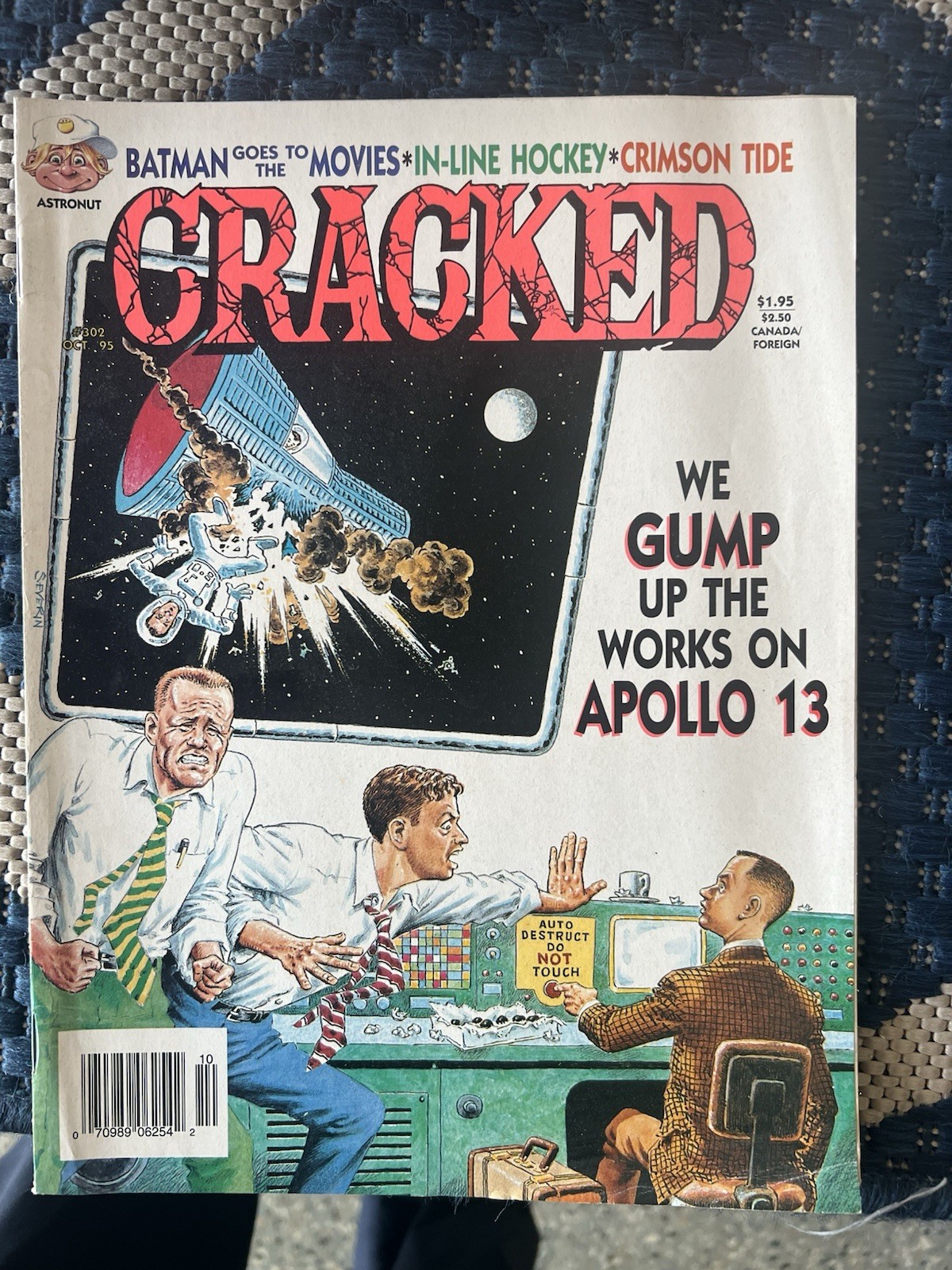 Vintage CRACKED Magazine #302, October 1995.