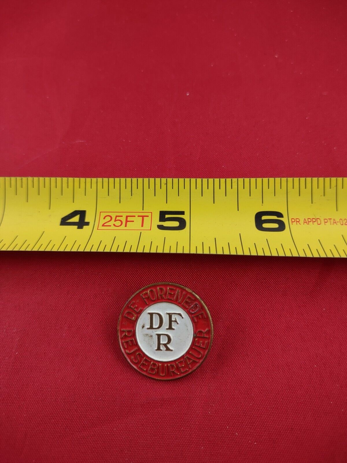 Vintage DFR Pin Pinback Button Brooch *145-H3