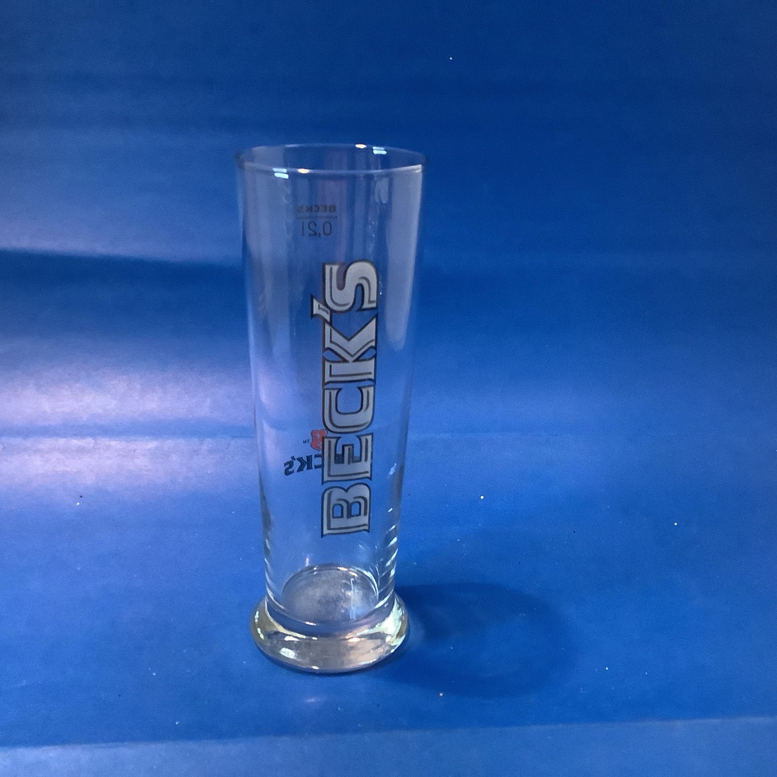 Rare Beck\'s .2l Pilsner Style Glasses 6.5\
