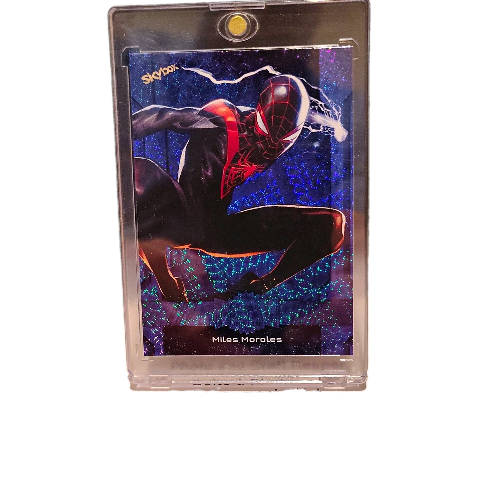 SkyBox 2023 Marvel Metal Universe Avengers Miles Morales Grandiose Card #54