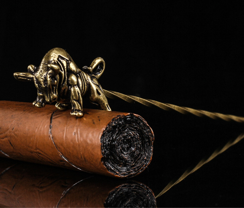 Brass Copper Cigar Needle Cigar Draw Enhancer Tool Cigar Accessories