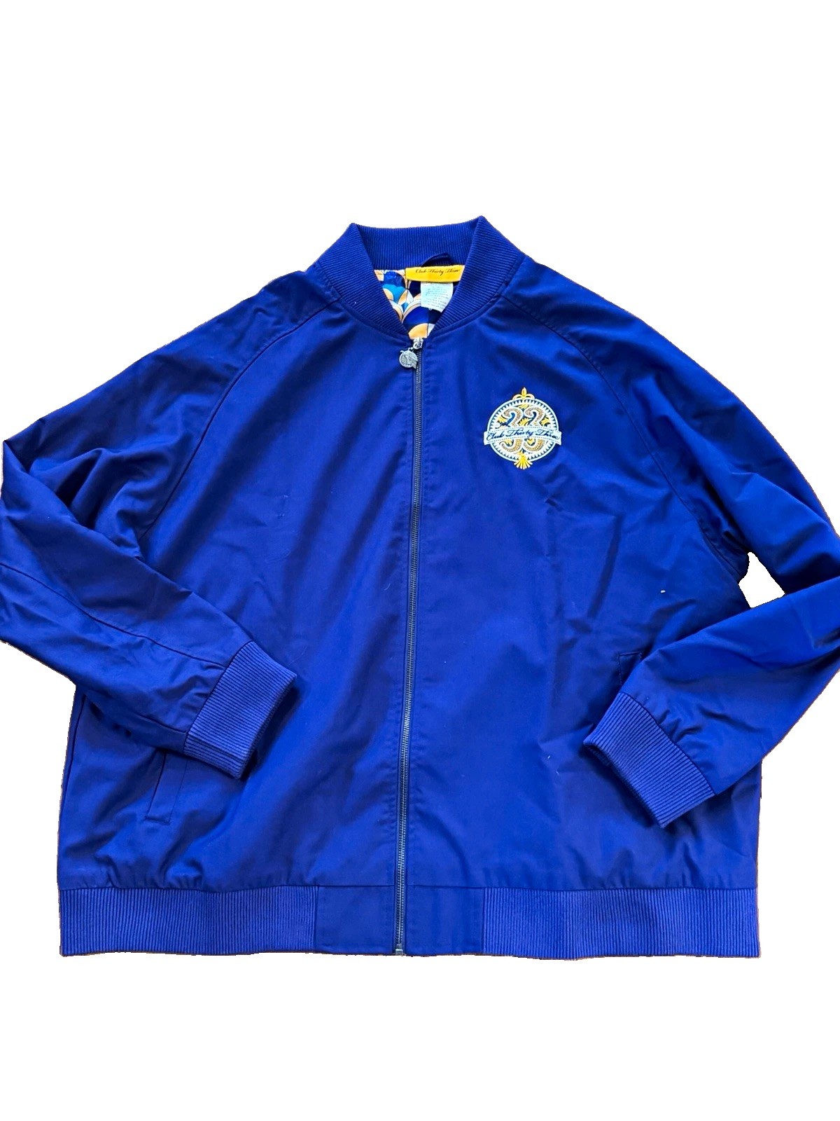 Disney Club Thirty-Three Blue Zip-Up Jacket, Adult Size 3X-Large