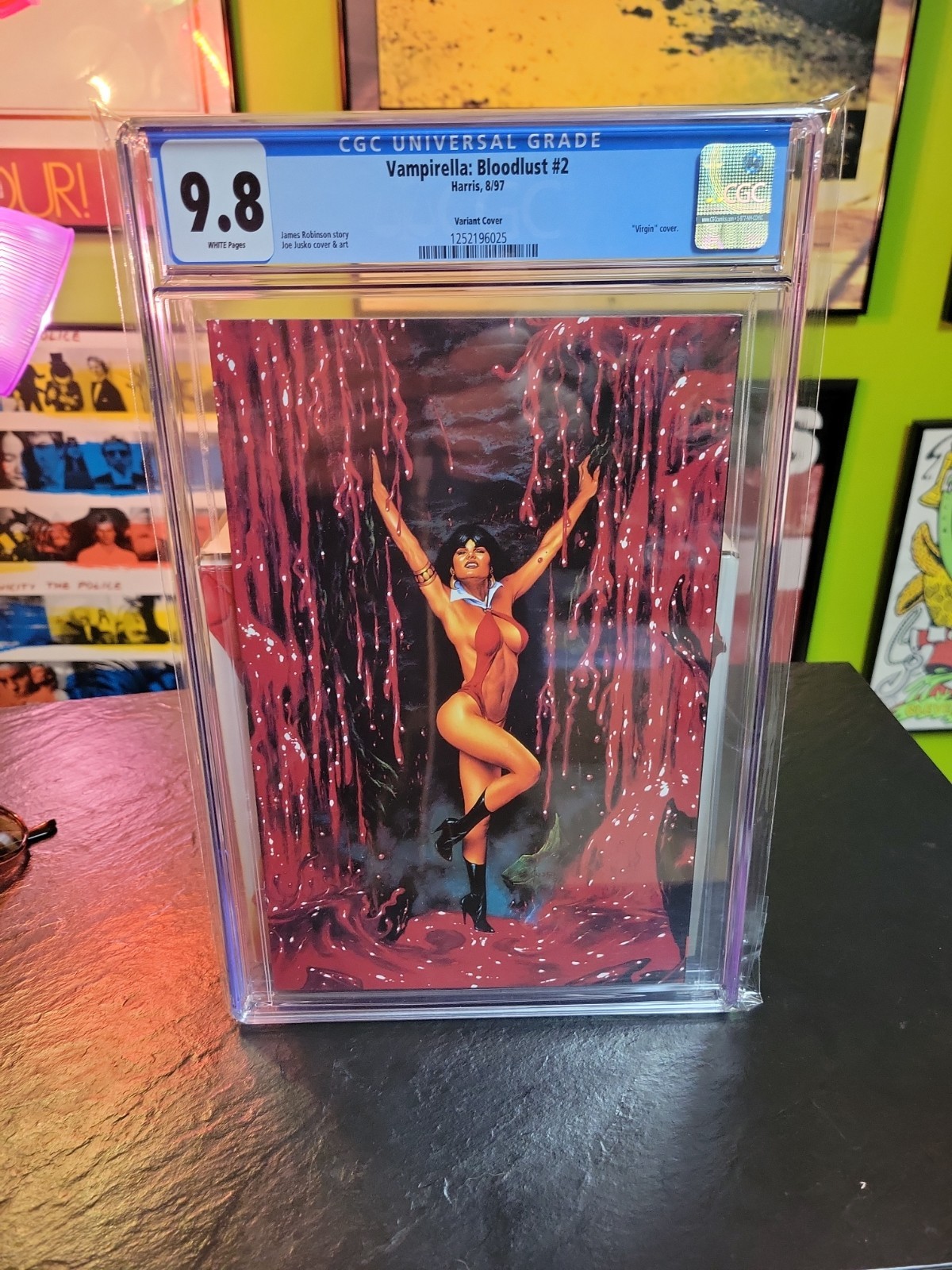 Vampirella Blood Lust 2 CGC 9.8 White Pages Joe Jusko Virgin Variant Harris 1997