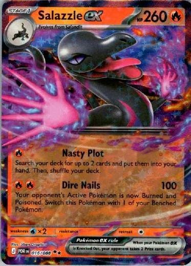 Salazzle ex 016/088 Perfect Order Pokemon TCG Near Mint Ultra Rare