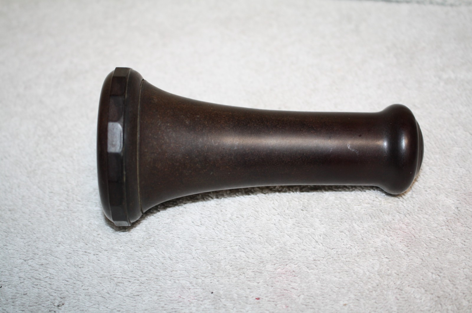 VINTAGE REDISH BROWN KELLOGG RECEIVER FOR WOOD WALL OR CANDLESTICK TELEPHONE-NR VINTAGE REDISH BROWN KELLOGG RECEIVER FOR WOOD WALL OR CANDLESTICK TELEPHONE-NR