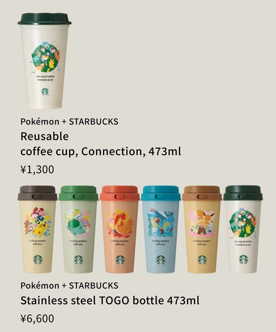 [Presale]POKEMON X STARBUCKS 30th Anniversary Collab. Official Merch. FROM JAPAN