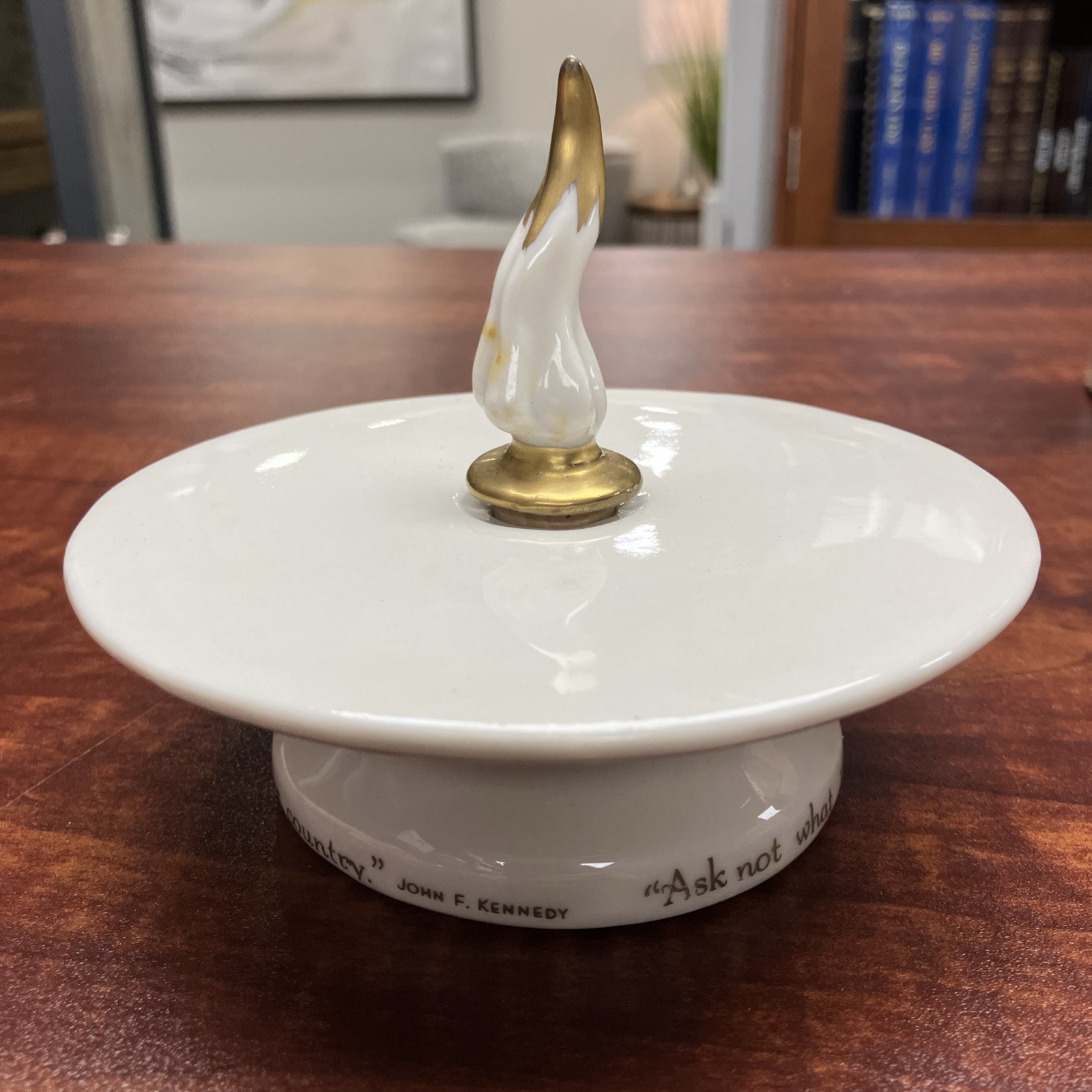 Vintage John F. Kennedy ETERNA Eternal Flame: Fine China By Dwight Morris