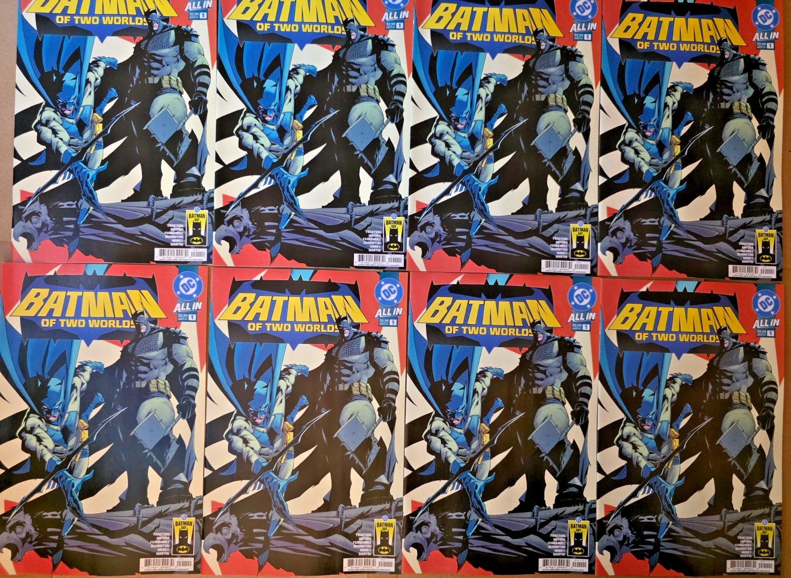 BATMAN OF TWO WORLDS #1 BATMAN DAY 2026 DC COMICS NM NICK DRAGOTTA - 8 COPIES