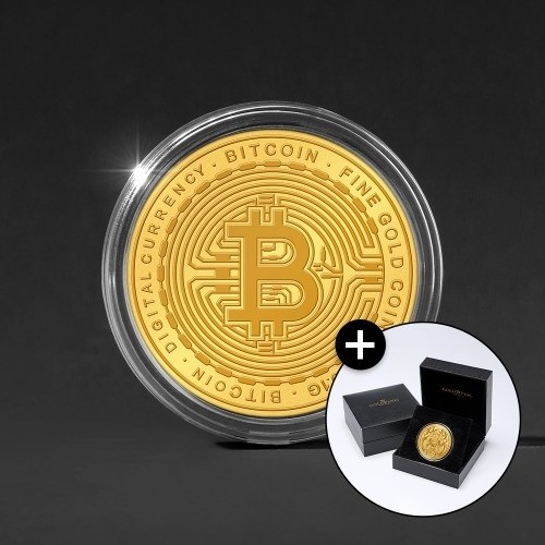 Bitcoin Gold Tech 999.9 Fine Gold Coin (24K) 0.2g K-Gold