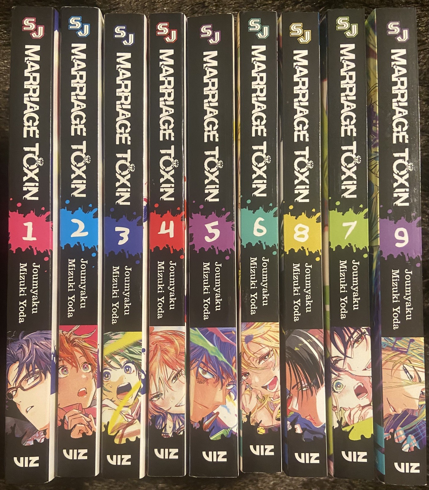 BRAND NEW Viz Media Marriage Toxin Vol 1-10 English Manga Set