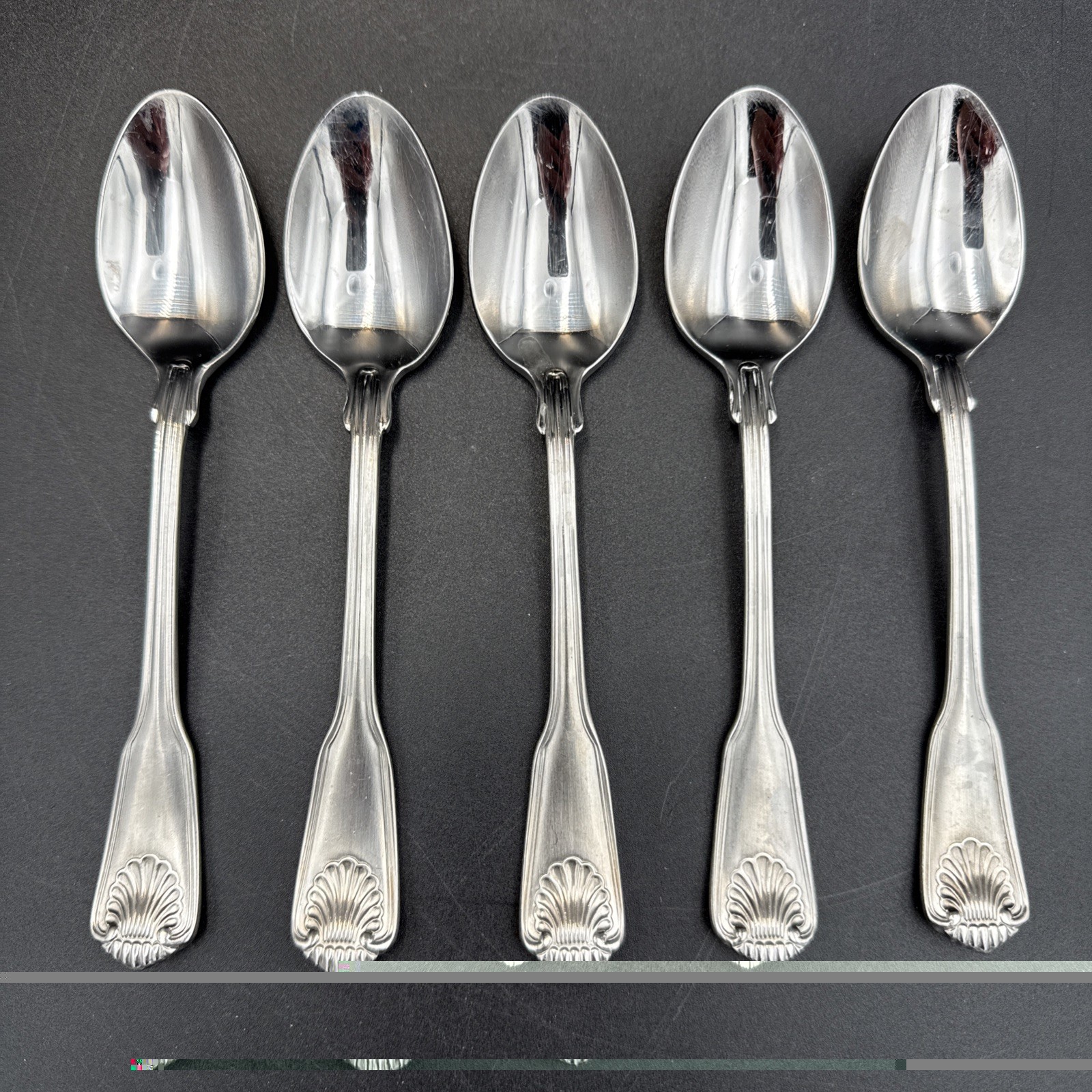 Towle London Shell Stainless Steel Flatware 18/10 Teaspoon 6.25\