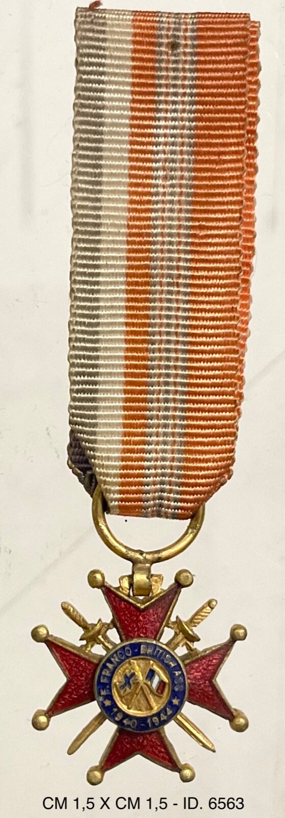 REPUBBLIQUE FRANCAISE MEDAGLIA MIGNON F. FRANCO BRITISH ASS. 1940 - 1944