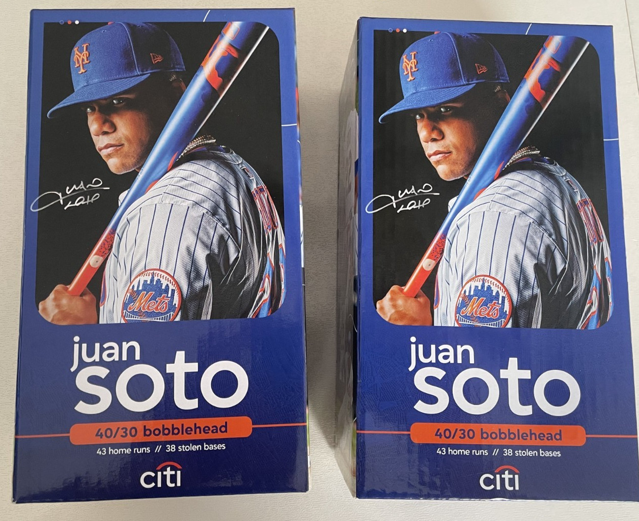 Juan Soto New York Mets 40/30 Bobblehead Citi Exclusive MLB Baseball Collectible