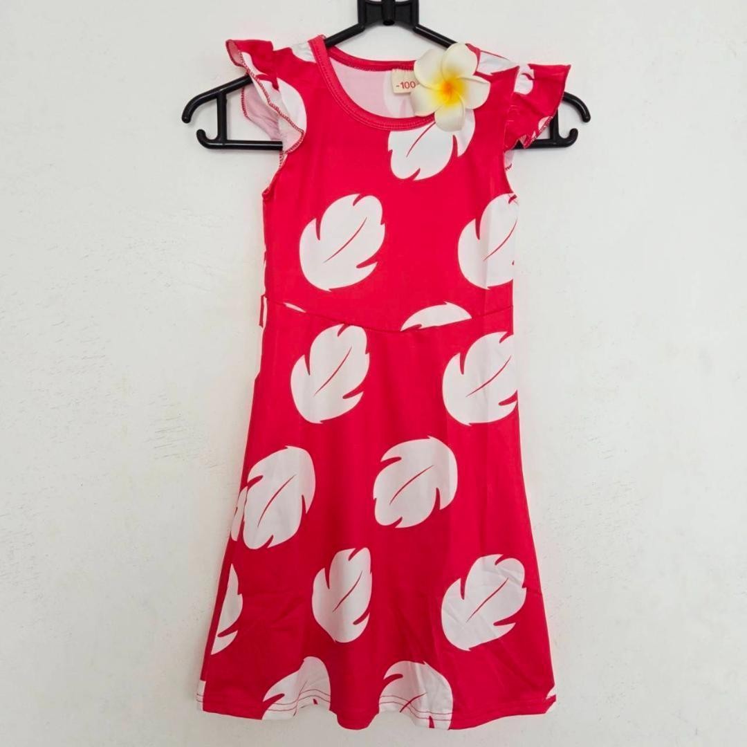 Disney Stitch Lilo One Piece Costume 43 in Hawaiian Style Halloween Aulani Japan